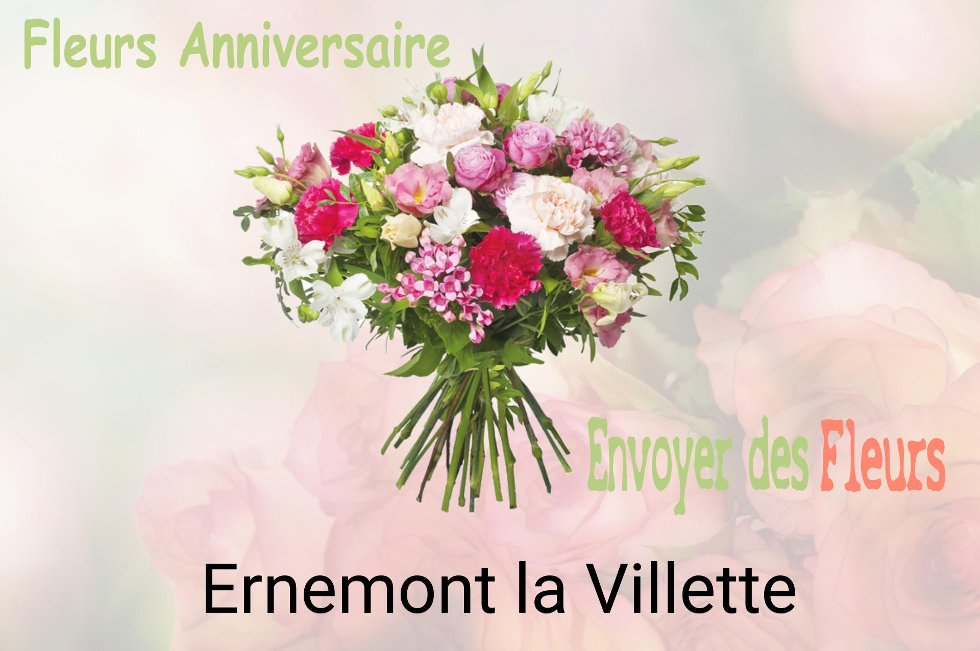 Bouquet de fleurs d’anniversaire livré à Ernemont-la-Villette